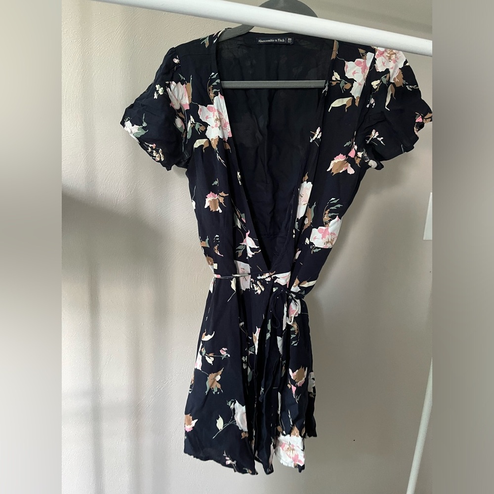 Abercrombie and Fitch Floral Wrap Mini Dress